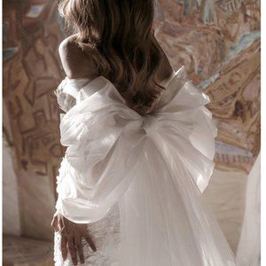 Butterfly Shaped Bridal Cape